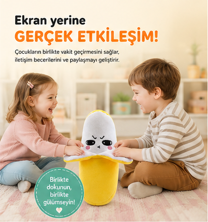 Melodi Muzum – Dokunmatik Müzikli Peluş Muz Oyuncağı
