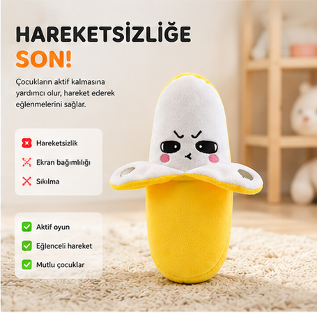 Melodi Muzum – Dokunmatik Müzikli Peluş Muz Oyuncağı