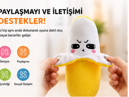 Melodi Muzum – Dokunmatik Müzikli Peluş Muz Oyuncağı